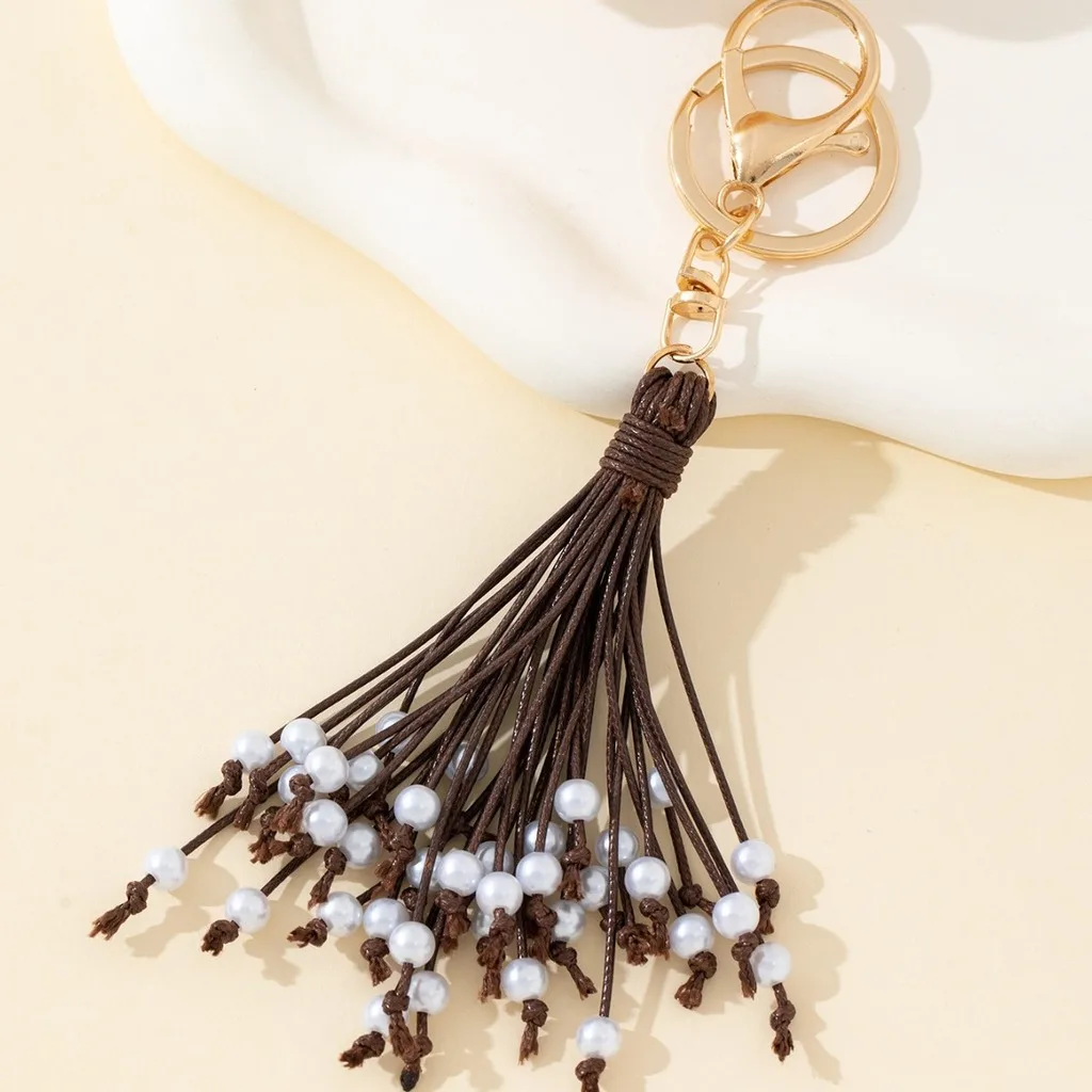 Bag Pendant Delicate Women'S Key Chain Key Chain Pendant Braided Tassel Key Chain For Commuting Scenarios House Keys Car Keys
