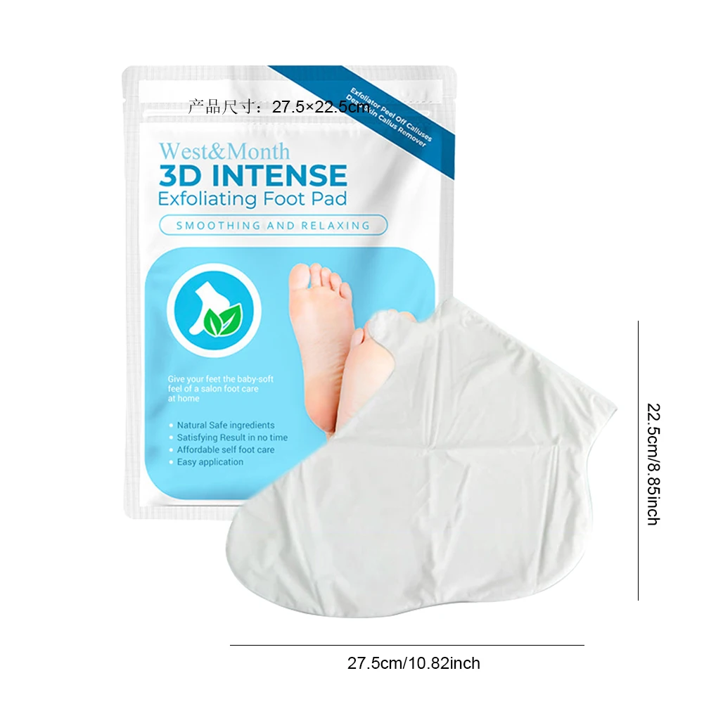 1 Pair Skin Exfoliating Mask Feet Care Exfoliating Callus Booties Nourish Smooth Moisturizing for Dry Cracked Feet