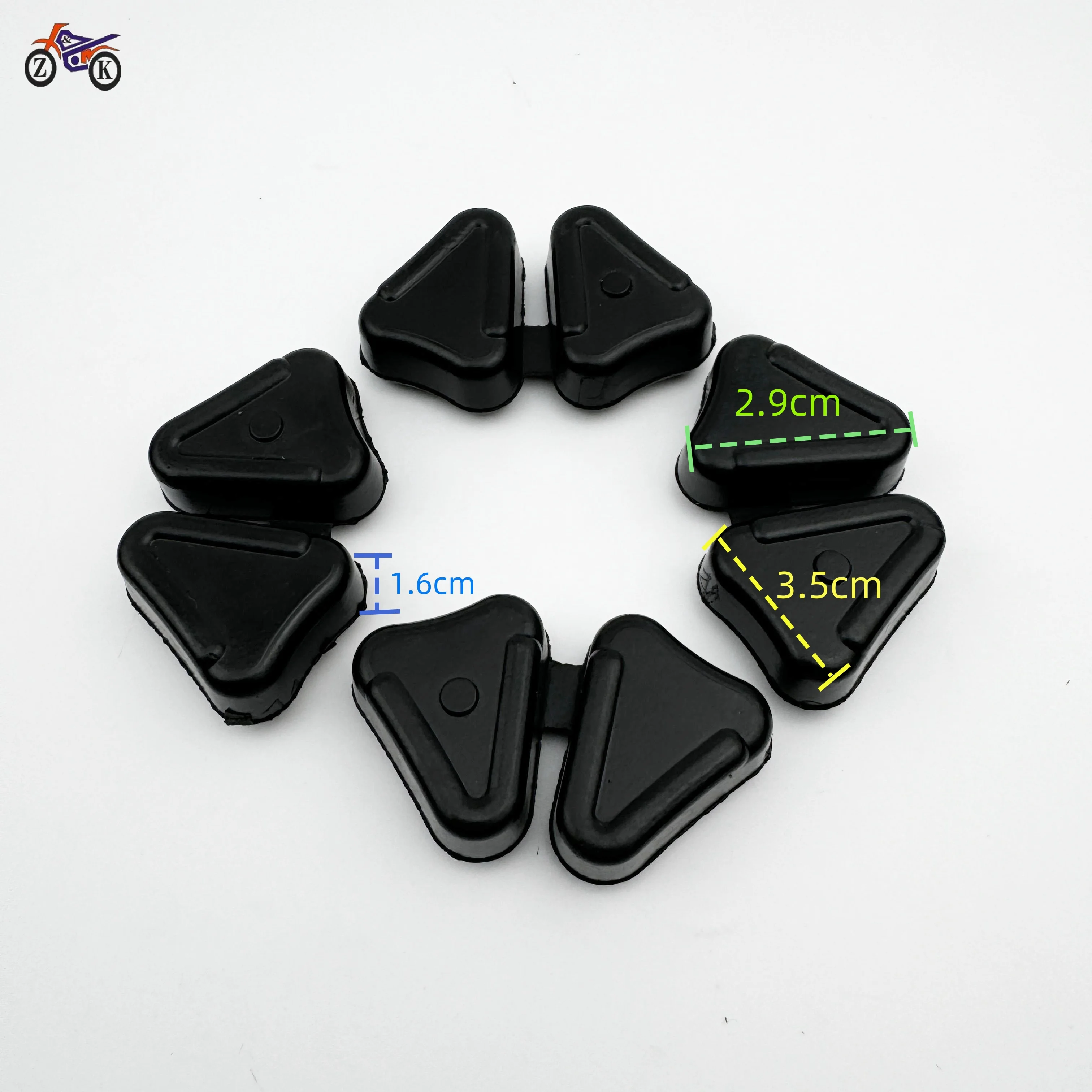 4pcs Two-wheel roller Thai Honda Rubber Honda Wave110 Dash125 wave 125i Supra X 125 Grom125 Z125M C125A 06410-KWB-600