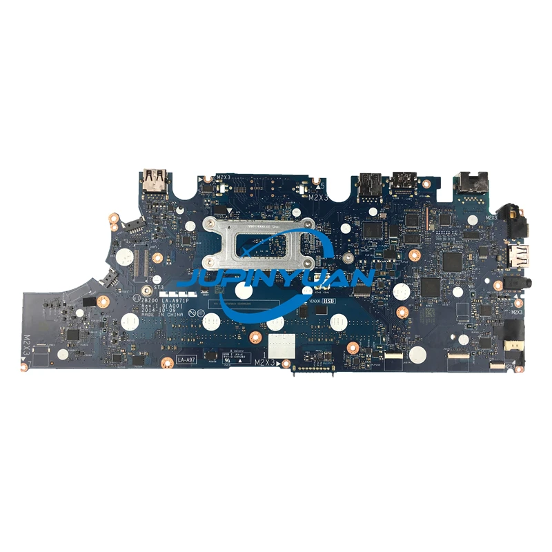 For DELL Latitude E7250 Laptop Motherboard CN-02PVP8 02PVP8 2PVP8 ZBZ00 LA-A971P With I3-5010U CPU DDR3 Full Tested OK