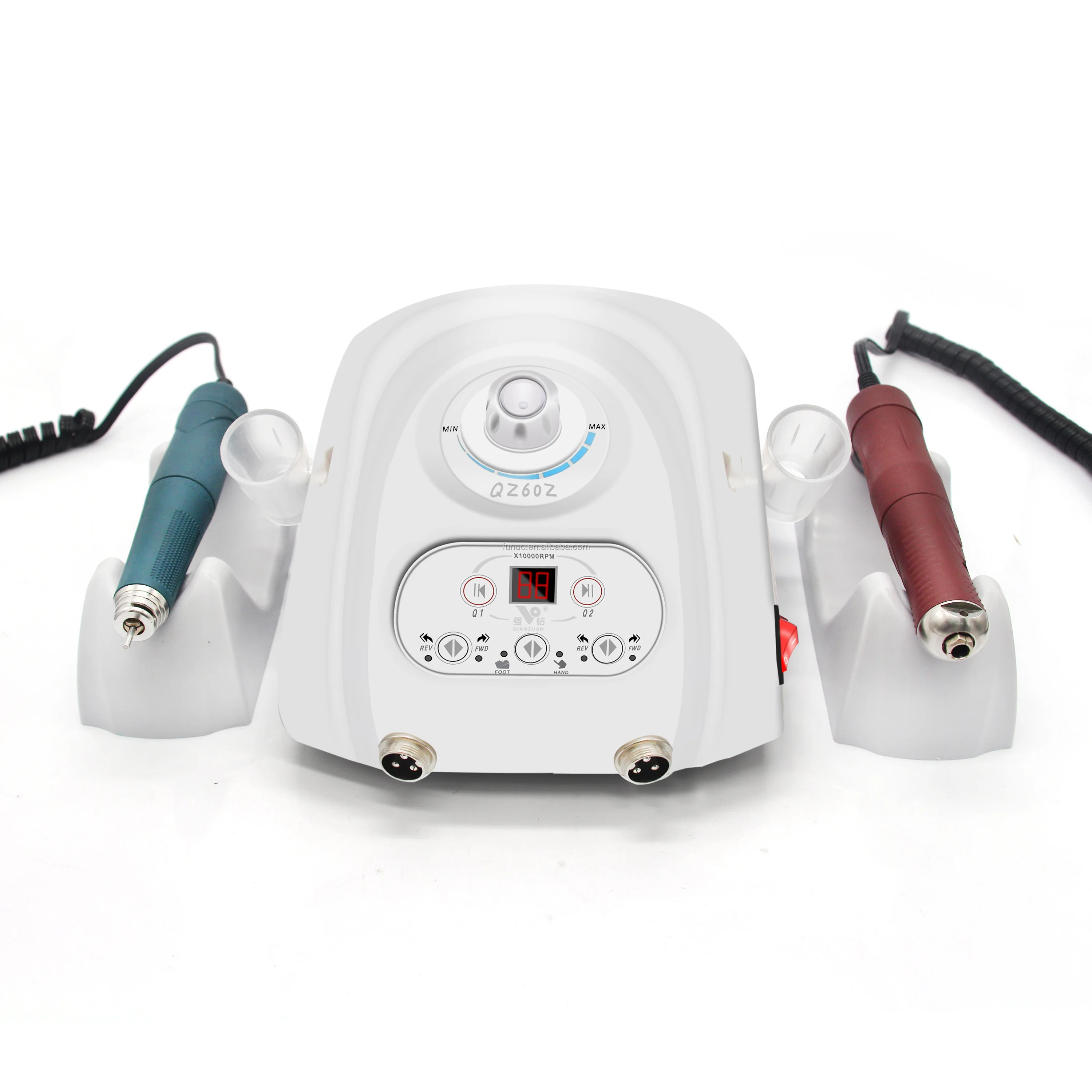 2026 Hoge Duurzaamheid Micromotor Borstelloze Sieraden QZ60Z 107 Dual-lock FN207C Handstuk Sieraden Grinder Polijstmachine
