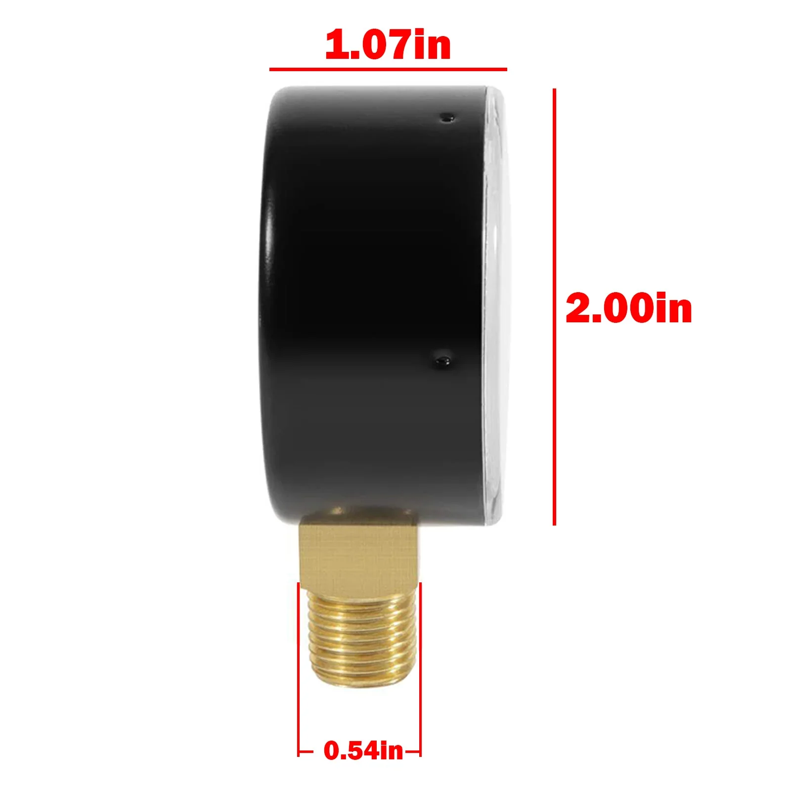 Bottom Mount manômetro para filtro piscina de areia, 60 PSI para Pro Series S140T S144T S180T parte piscina exterior, ECX270861, 1Pc