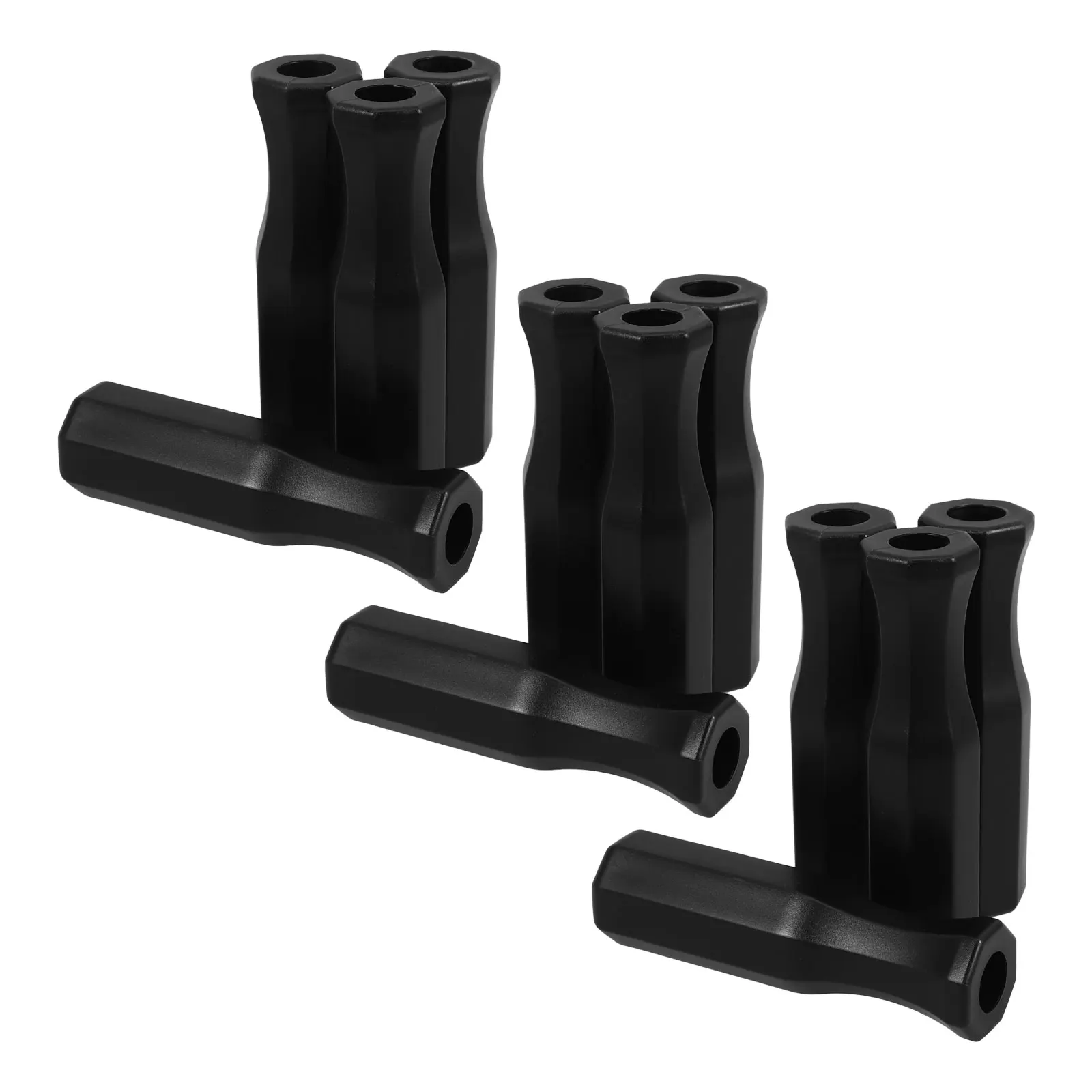 

12 шт. сменных рукояток для настольного футбола, восьмиугольный дизайн, для футбольных автоматов – прочные пластиковые рукоятки для шестеренок