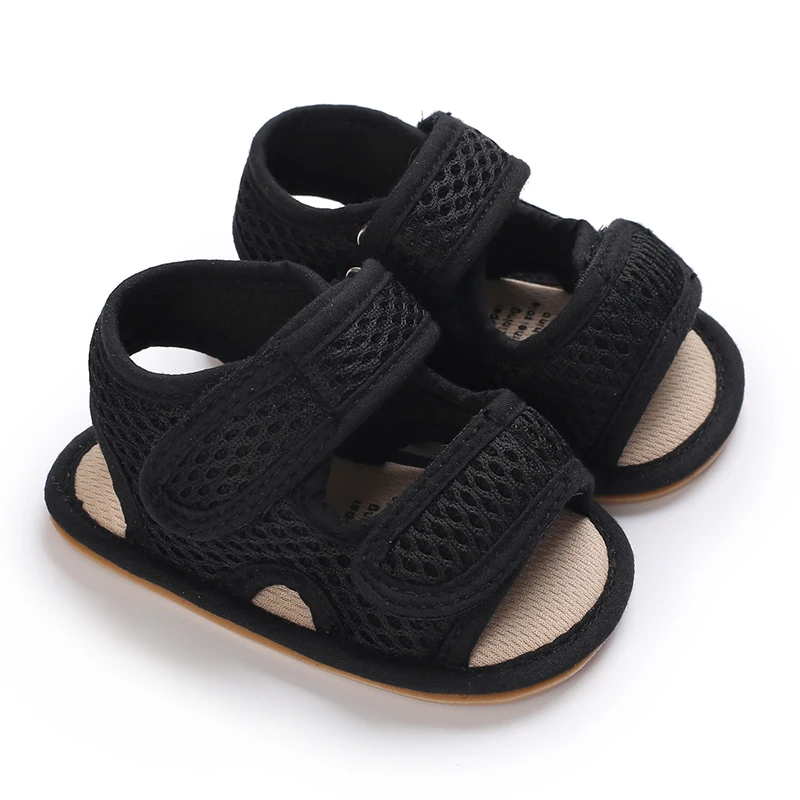Baby Girl Summer Sandals 0-18M Breathable Mesh Rubber Sole First Walker Casual Comfortable Newborn