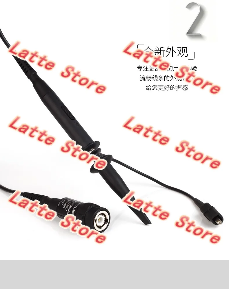 General Passive Voltage Test Probe, Universal BNC Oscilloscope Measuring Accessory For Circuit Signal Detection