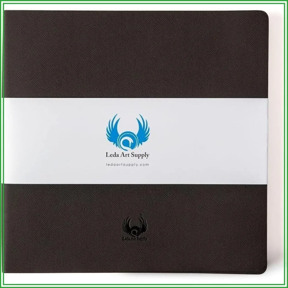 

Square Sketchbook, 8.3x8.3 Inches, 160 Tear-Resistant Pages, Lies Flat, for Ink, Watercolor, Pen, Pencils, Medium Size