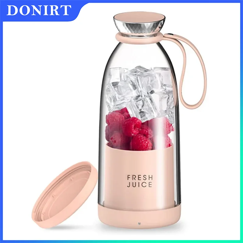 

Portable Juicer 500ml 2400mAh USB Wireless Fruit Mixers Fresh Juice Bottle Blender Plus 6 Blades Food Milkshake Ice Crush Cup