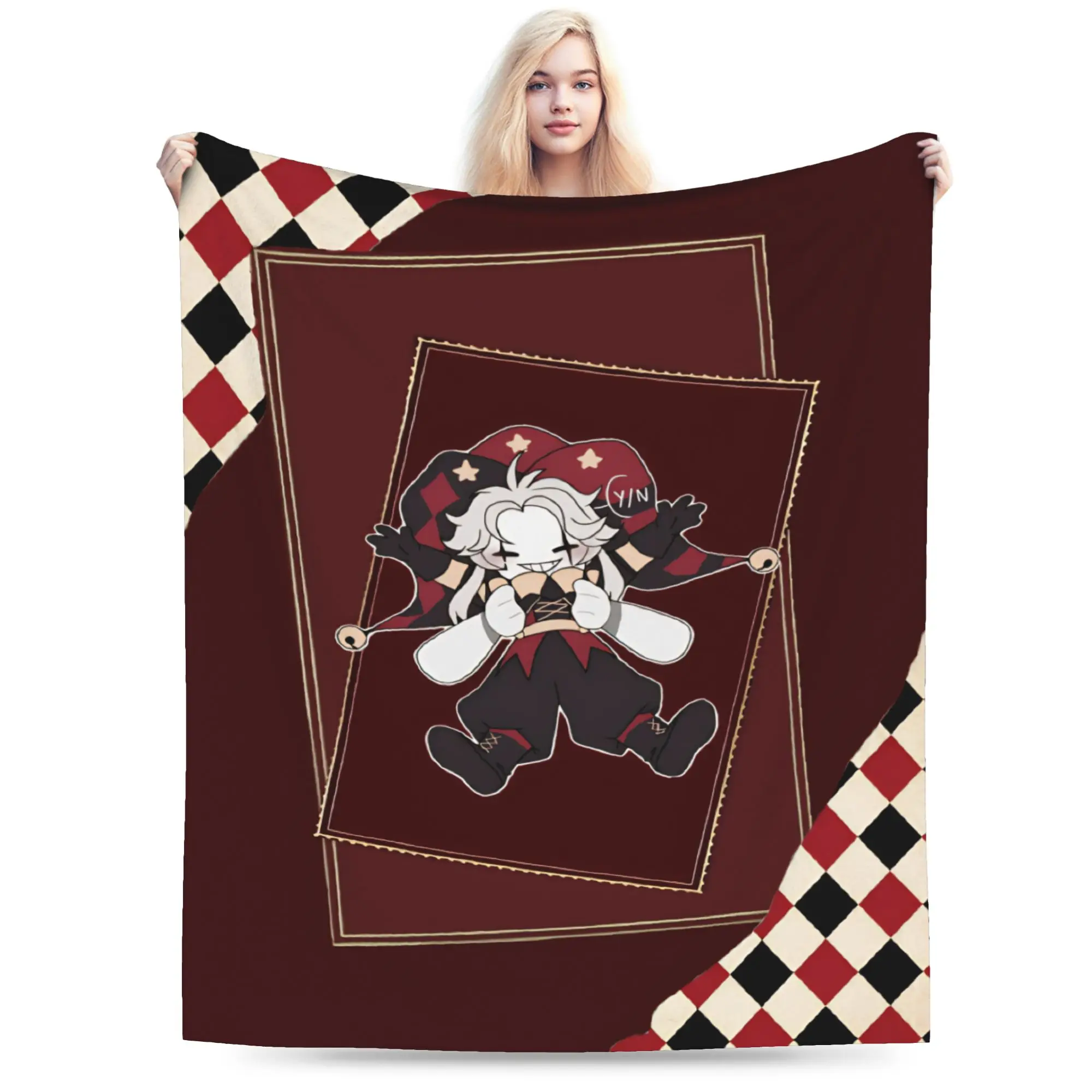 Pierrots The Freak Circus Blankets Coral Fleece Plush  Relax Ultra-Soft Throw Blanket for Bedroom Bedspread