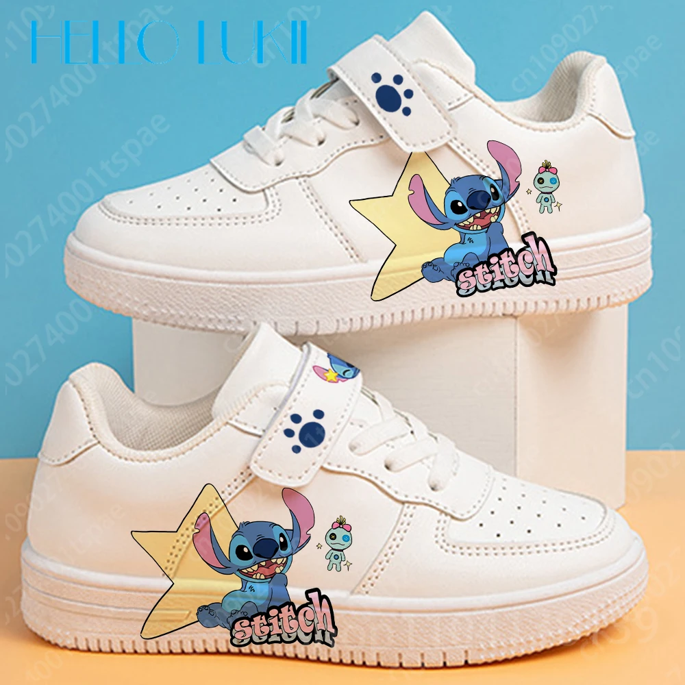 

Lilo Stitch girls Shoes sneakers for children Student Casual basketball shoes Stitch Kid Sneakers Running Fashion Sports Shoes