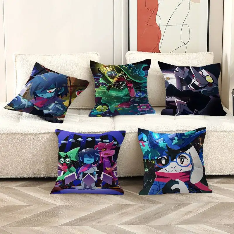 Game Deltarune Cushion Cover Polyester Sofa Cushions Decorative Throw Pillows Home Decoration Pillowcover