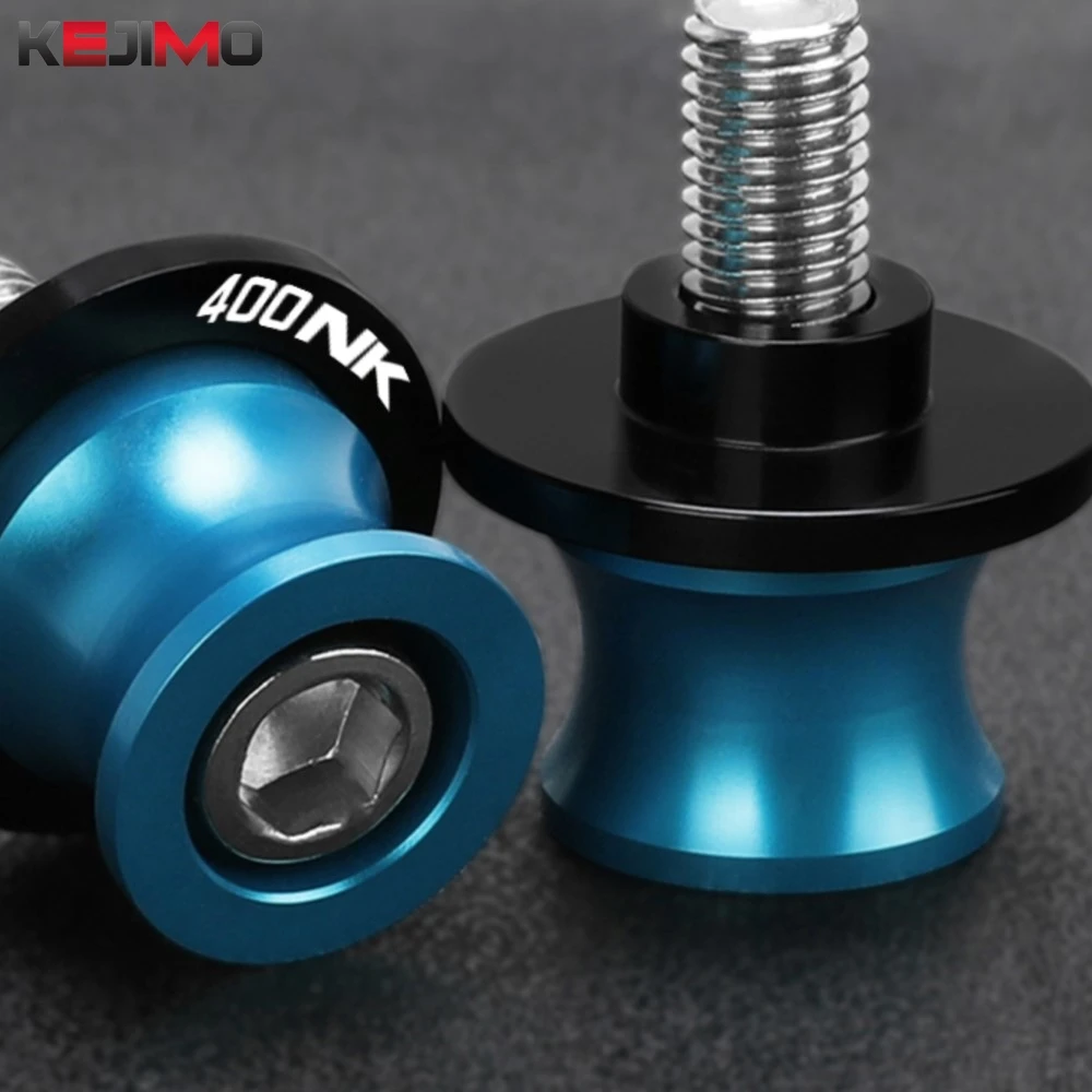 10MM Motorcycle Accessories Swingarm Spools Rear Stand Screws Sliders For CFMOTO CF MOTO 400NK 2024 2023 2022 2021 2020 400 NK