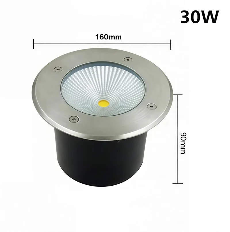 RGB COB Path Spotlight 3W 10W 20W 30W Outdoor under Ground Light Recessed Garden Floor Lighting Terrace Lamp 12V for Decoration