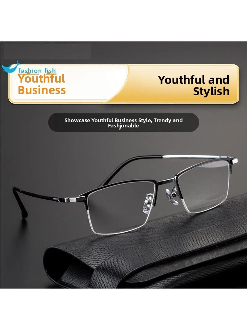 Progressive Multi-Focus Bifocal Anti-Blue Light Zoomable Elderly Glasses Changeable Focus Distance And near Memory Super Elastic