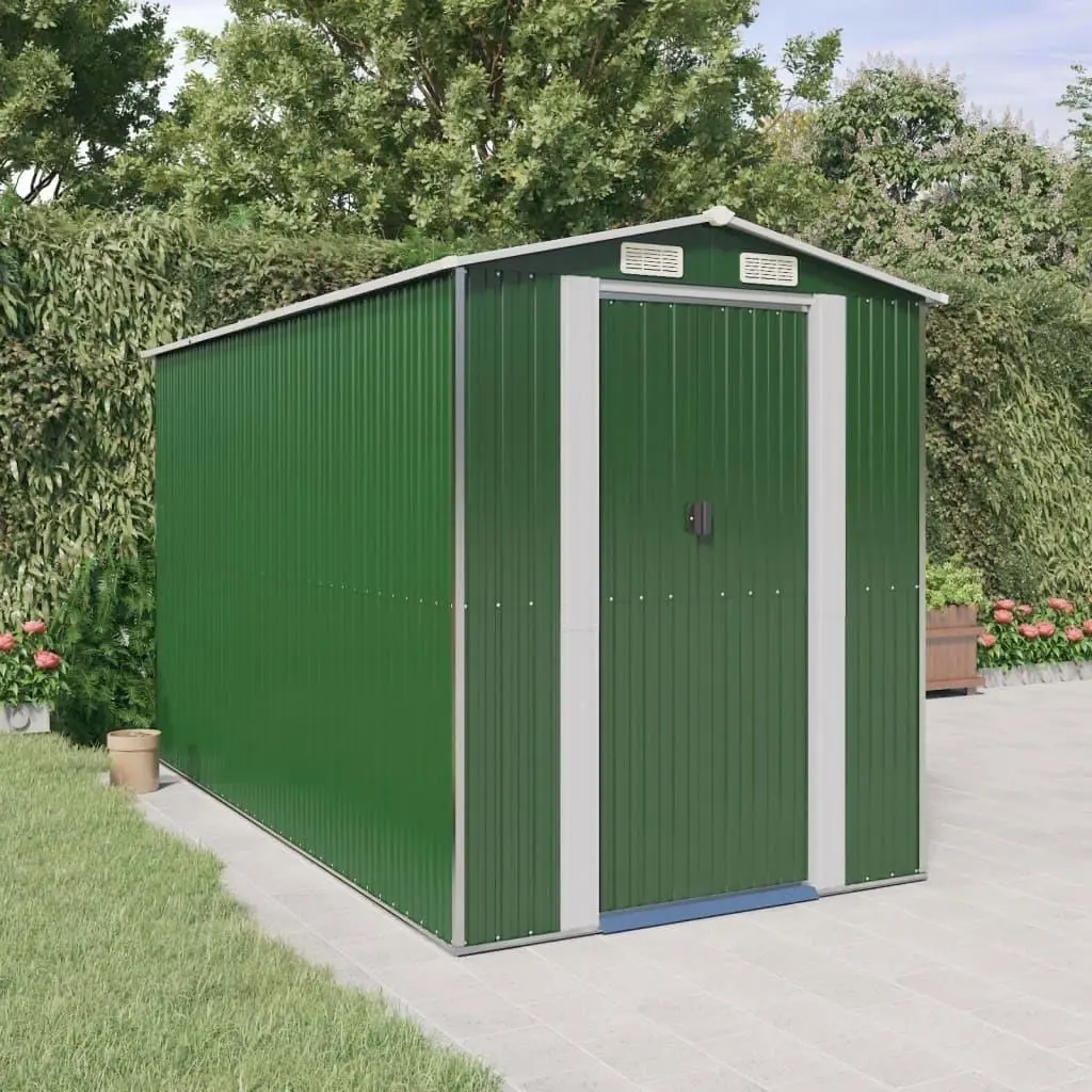 

Green Galvanized Steel Large Sliding Shed Component
