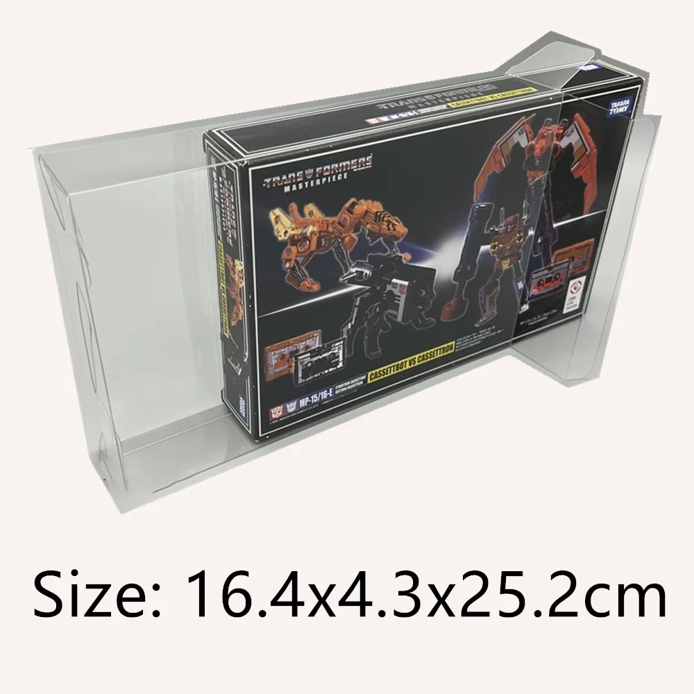 Collection Display Box For TAKARA TOMY/MP15 Game Storage Transparent Boxes TEP Shell Clear Collect Case