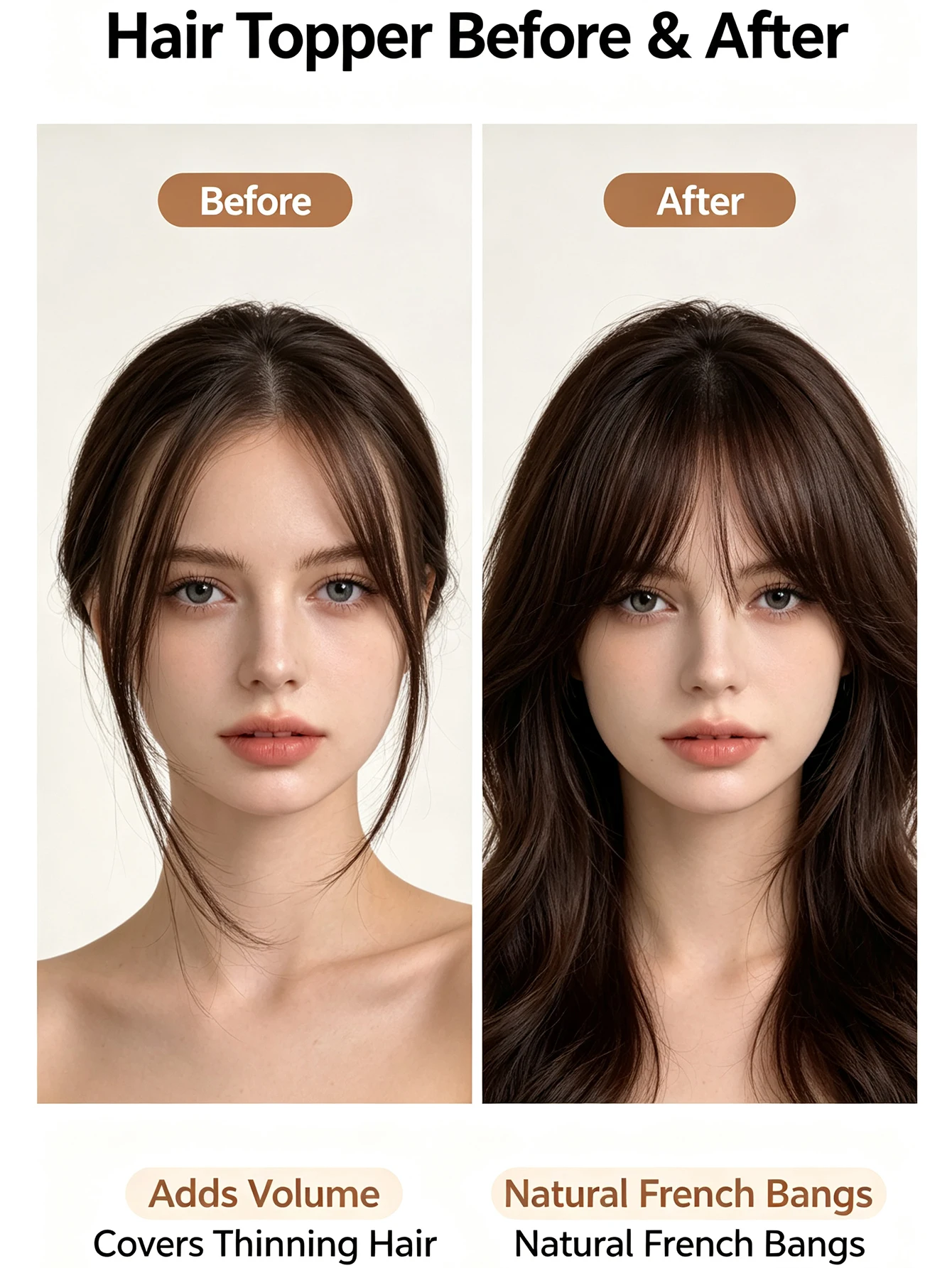 Thumbnail 3 - #17 Latest Clip-In Volume Hair Toppers Price Drops