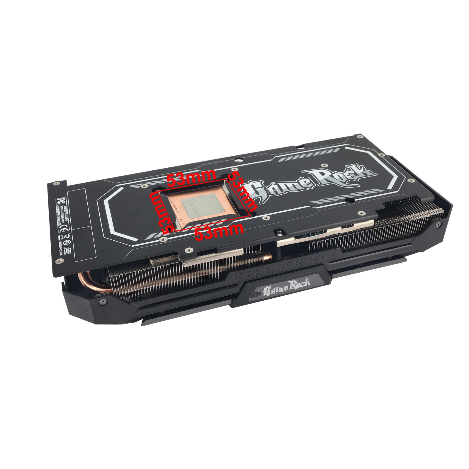 Сменный радиатор для видеокарты PALIT GeForce RTX 2060 Super, 8 ГБ, радиатор для охлаждения графического процессора GameRock с обратной платой