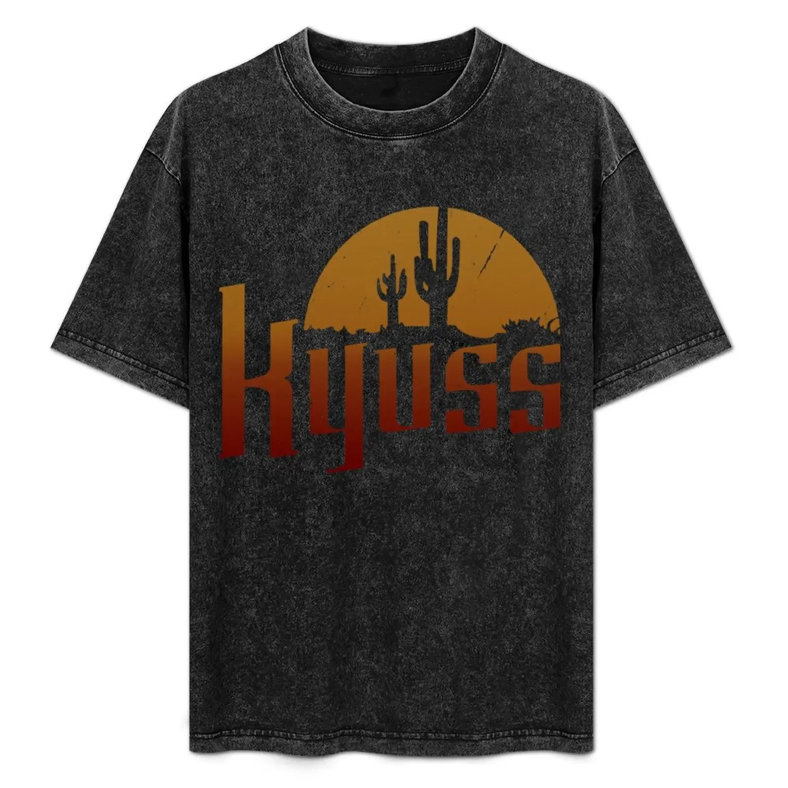 Kyuss T-Shirt tops blacks customizeds vintage mens plain t shirts