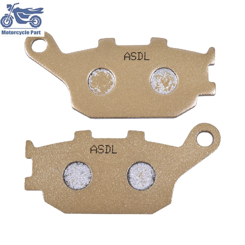 Motorcycle Rear Brake Pads For Suzuki SV 400 650 1000 DL 650 V-Strom GSF 650 1200 1250 Bandit GSX 650 1250 For Kawasaki KLE 1000