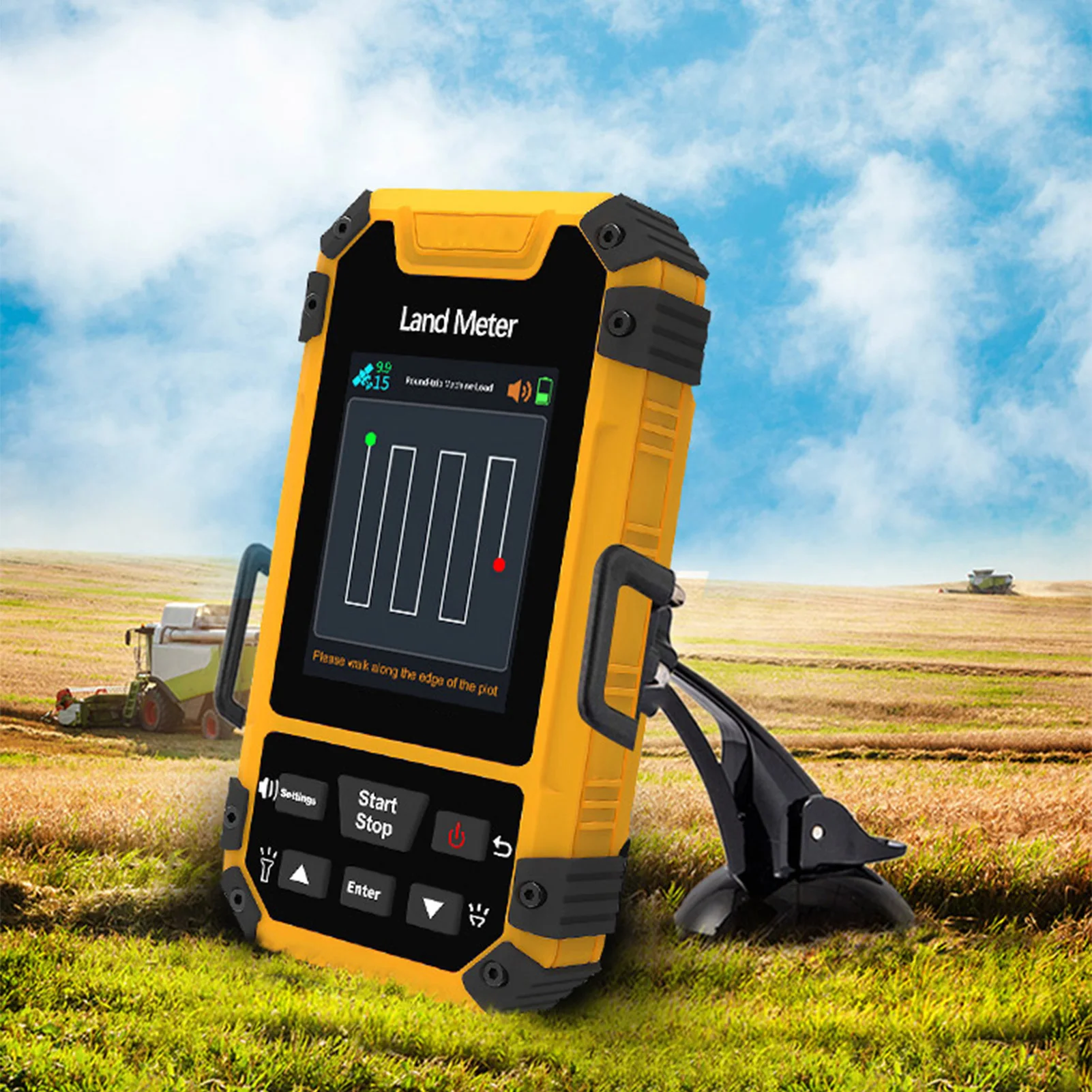 يده منطقة الأرض متر إخراج البيانات نظام تحديد المواقع صوت يطالب لاند متر المسار عرض 2.4in عرض اللون لمنطقة بركة بحيرة هلي