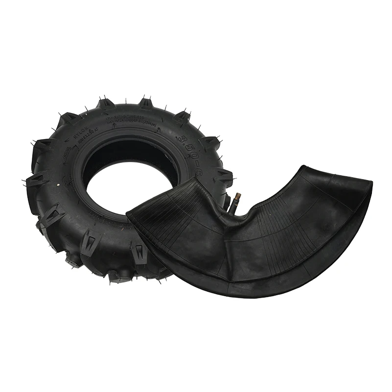 Off Road Tire 3.50-6 Inner Tube Outer Tire Suitable for Karting ATV Beach Bike Tire Accessories
