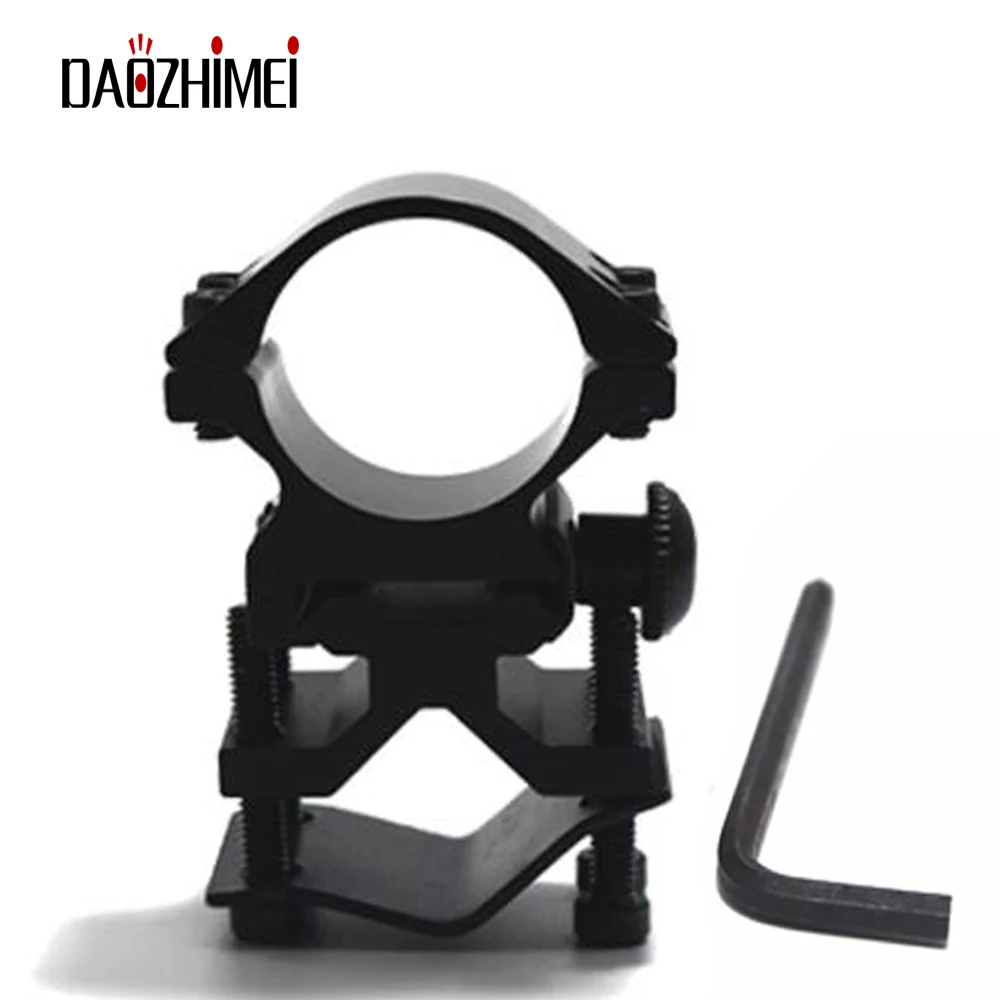 

501B C8 Hunting Flash Light lantern Universal Metal Rail Clip 25mm Ring 20mm Rail Gun Mount Tactical Flashlight Torch Bracket