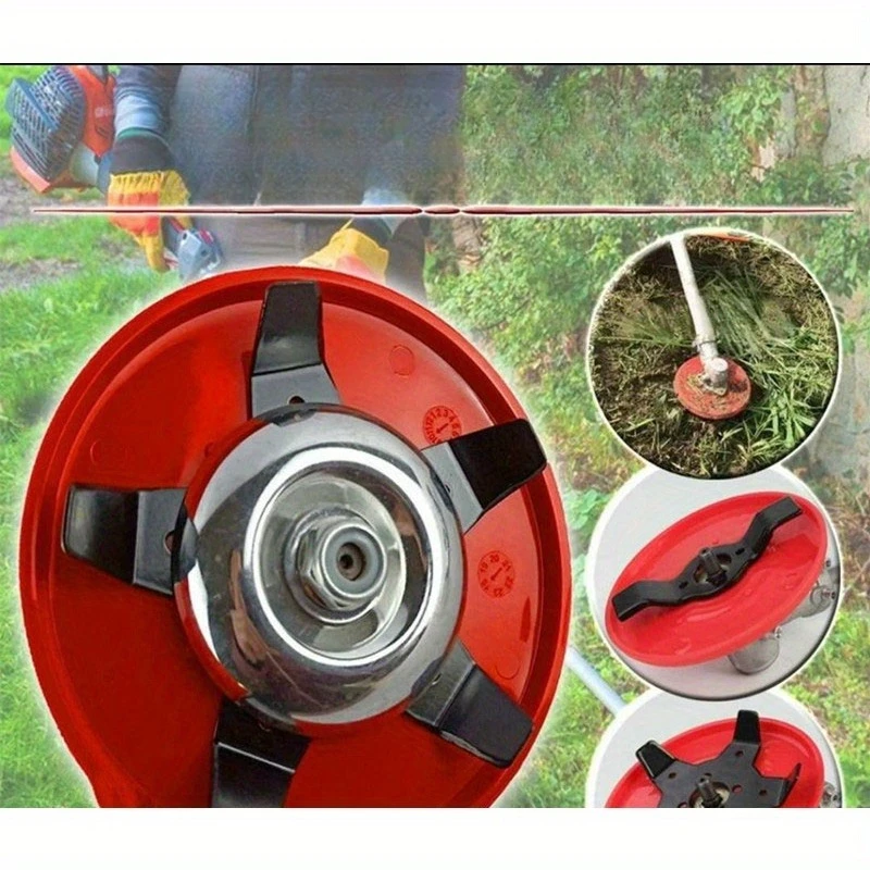 

Universal Brush Cutter Blade Trimmer Head Metal Blades Trimmer Garden Grass Paddy Field Dry Land Lawn Mower Machine Tool
