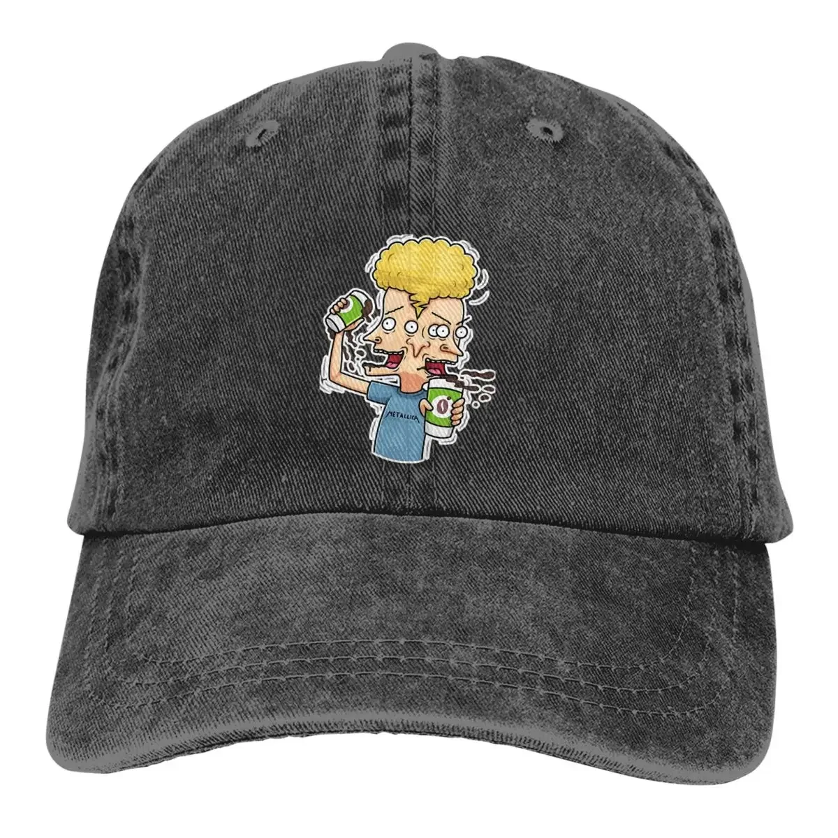 Pure Color Dad Hats Busy Women's Hat Sun Visor Baseball Caps Beavis and Butthead Funny Sarcastic Cartoon Peaked Cap