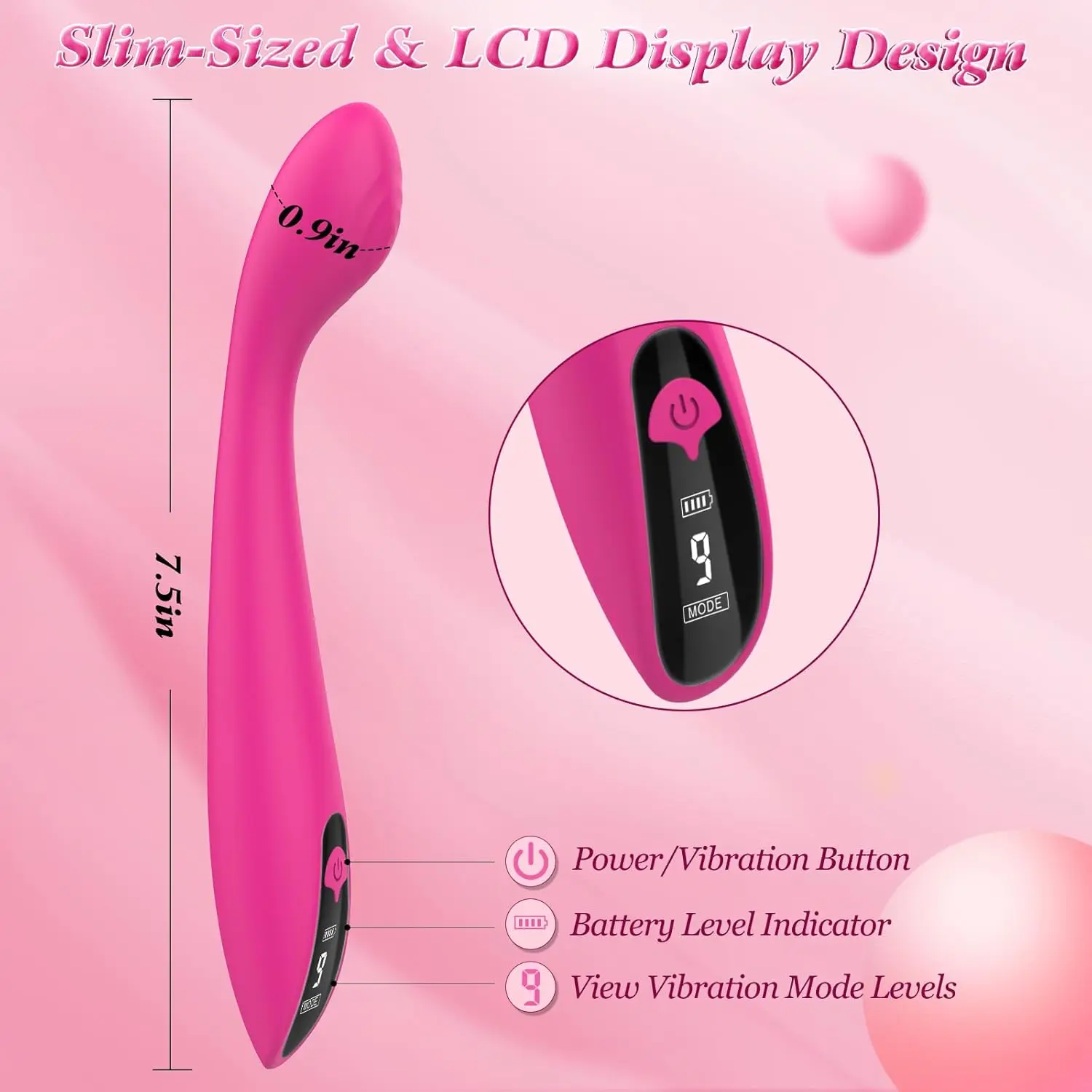 ของเล่น G Spot Vibrator - ของเล่นสําหรับผู้ใหญ่เครื่องสั่น Clitoral Stimulator Anal ของเล่น Dildo นิ้ว 9 การสั่นสะเทือนสําหรับผู้หญิงคู่ Se