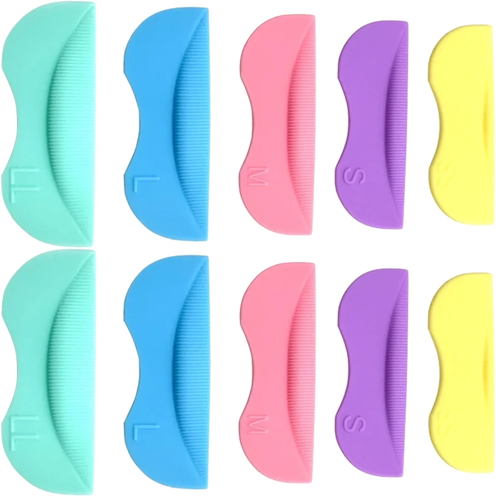 

5Pairs Silicone Eyelash Perming Pads Lash Lift Tool Reusable Safe Light Weight Eyelash Beauty Tool for Salons Lash Lift Pads