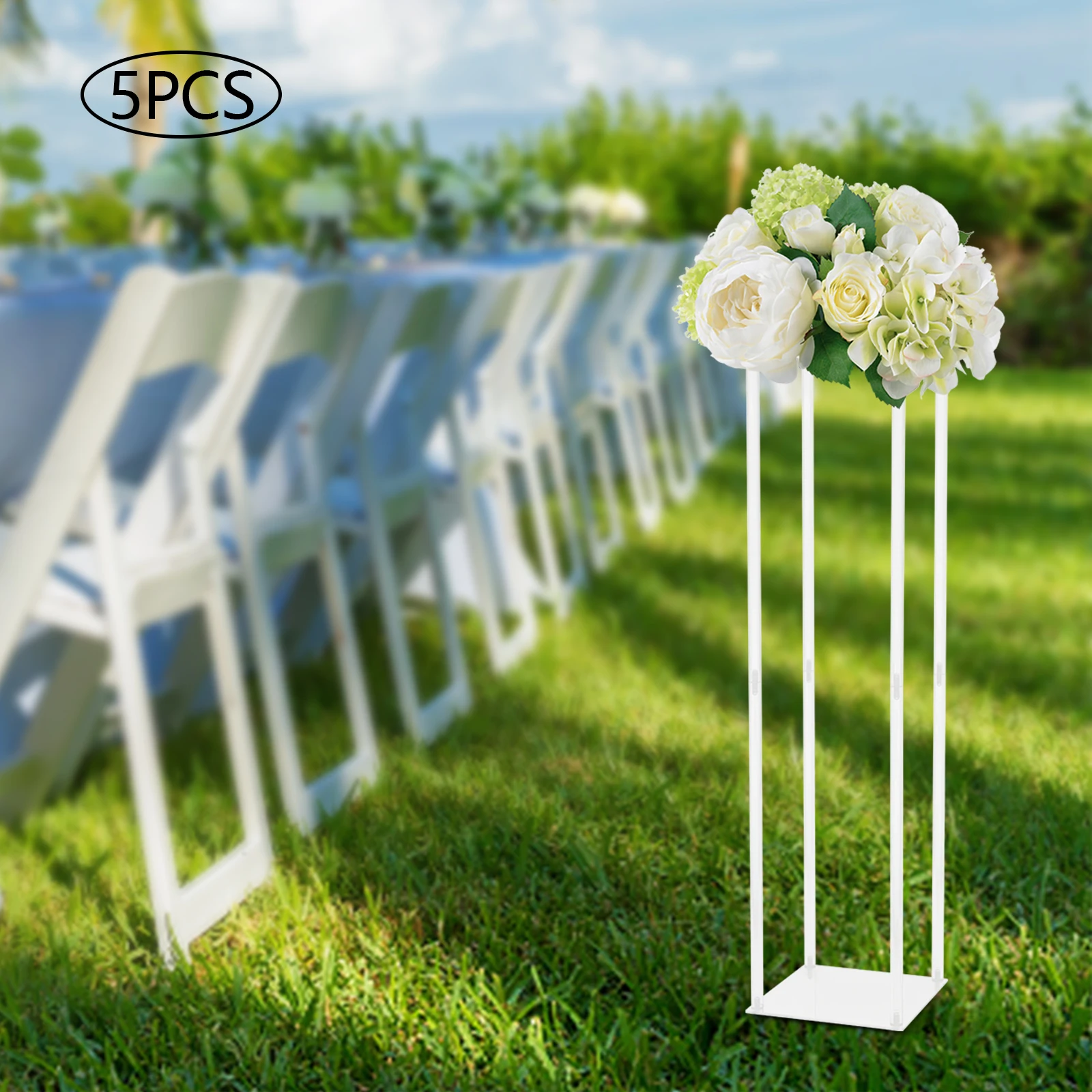 

Элегантный набор подставок для цветов, похожий кристалл, идеально подходит для свадьбы/дня рождения/юбилеев/гостиной/центральных предметов офисного стола