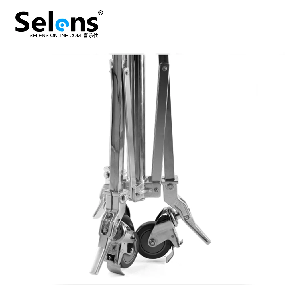 

Selens из нержавеющей стали, 3 шт., сменные колеса, подставка для светильника, поворотное колесо для штатива для студийного оборудования