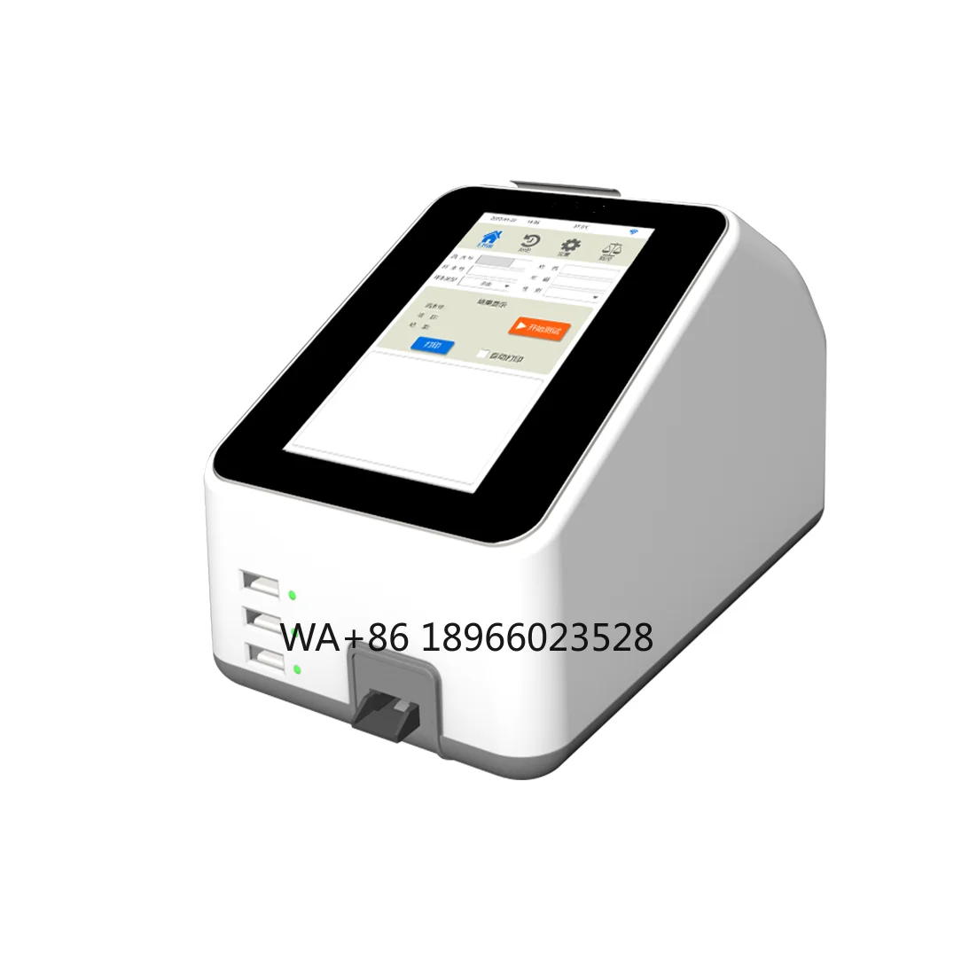 

PR501 Quality Price 7-inch Touch Screen Immunofluorescence Analyzer HbA1c TSH FT3 FT4 PSA Detection Kit