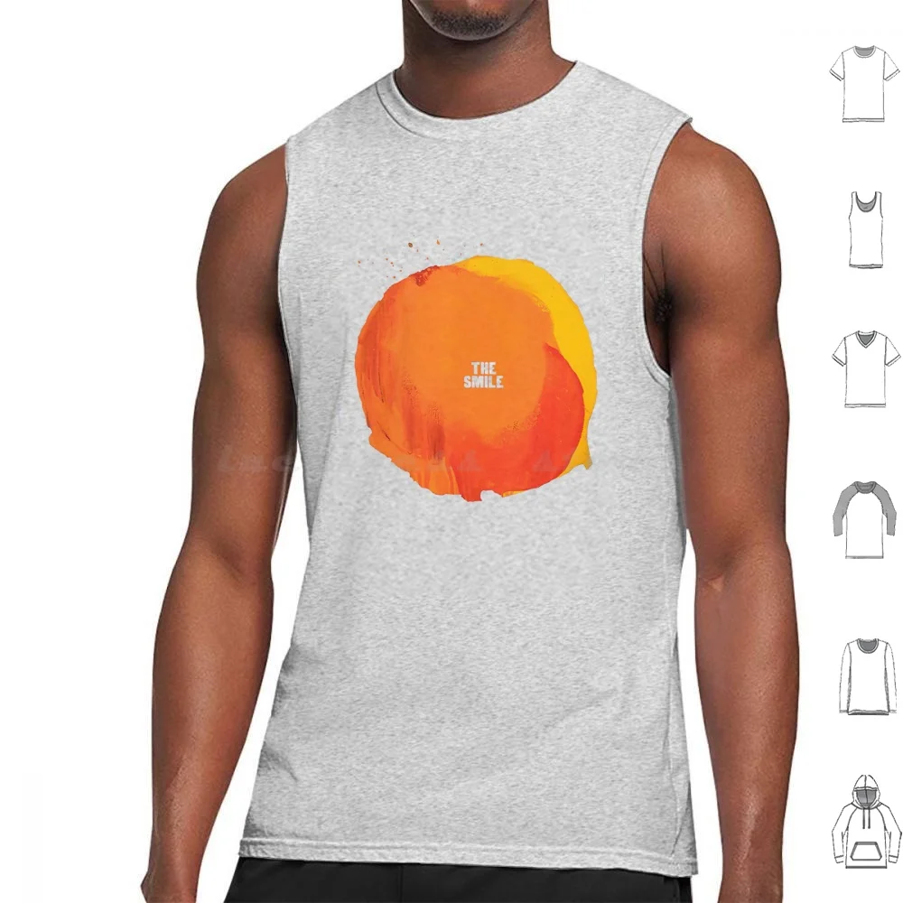 Sun Natural Tank Tops Print Cotton Art Jazz Krautrock Progressive The Smile The Smile Tour Experimental Music Looser Wilder