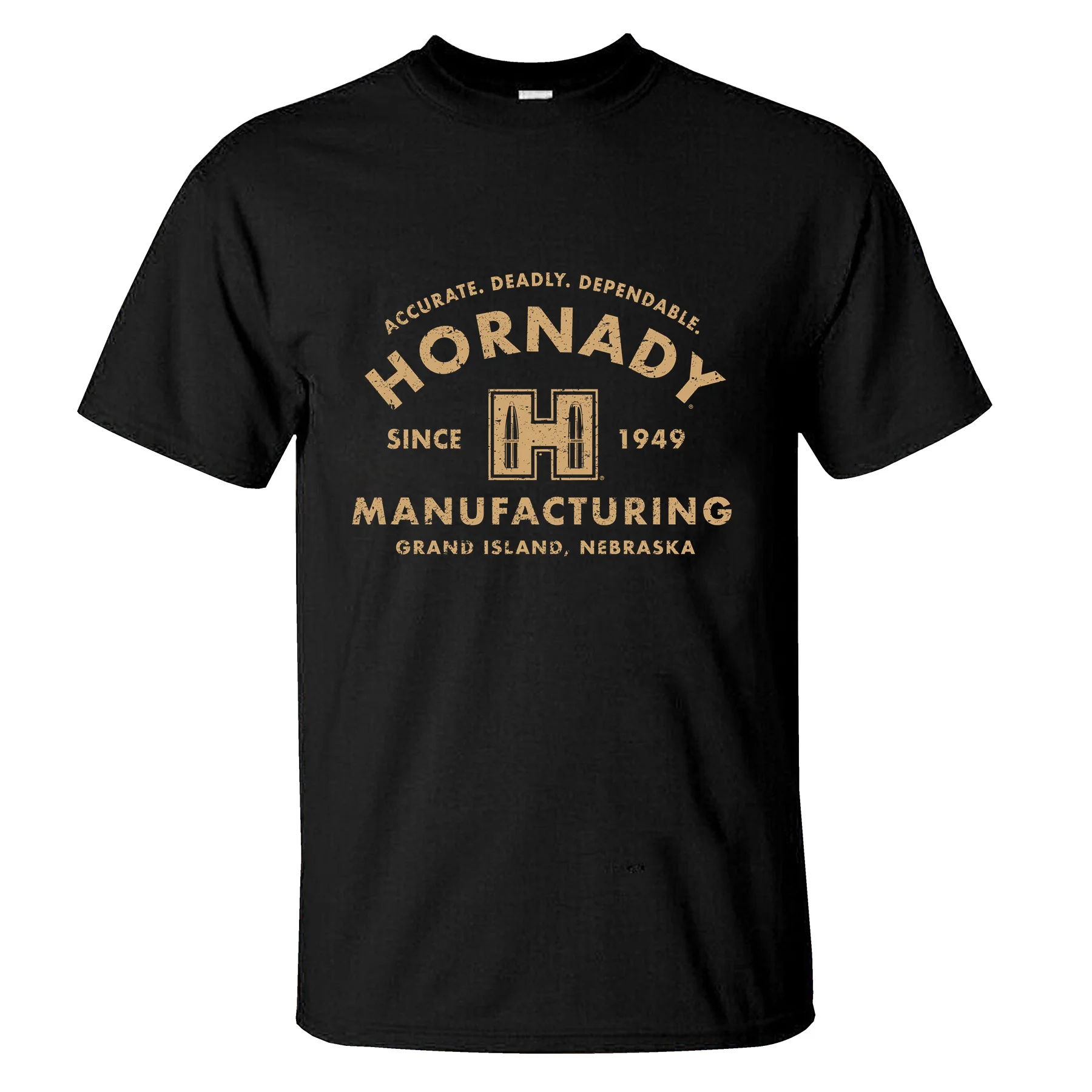 

Fashion Tees Men T Shirt Casual Oversized Breathable Manufacturing Hornady T-shirt Graphic Youth Cloth Streetwear S-3XL