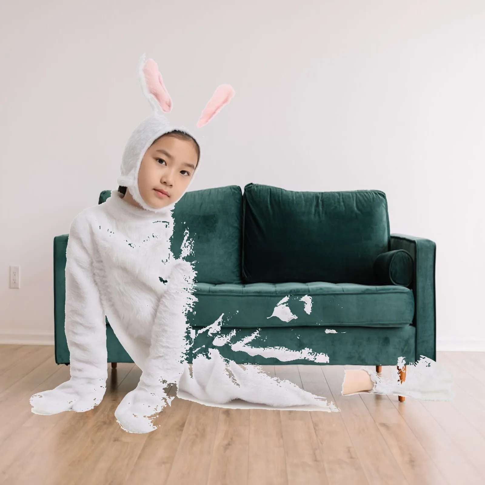 childrens-bunny-furry-jumpsuit-for-party-stage-play-costume-with-hood-and-gloves
