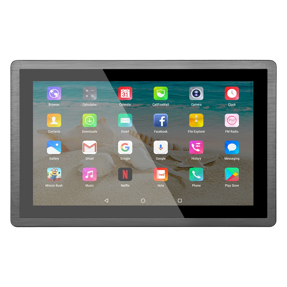 21.5 Inch Touch Screen All in One PC Narrow Embedded Industrial Computer  Capacitive Touch 16:9 Wide Screen