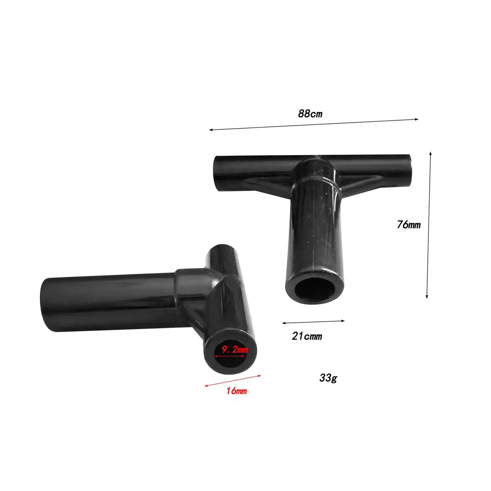 T Shaped Durable Trampoline Pole Cap Thickened Protection Outdoor Rod End Cover Accessories for Home Use