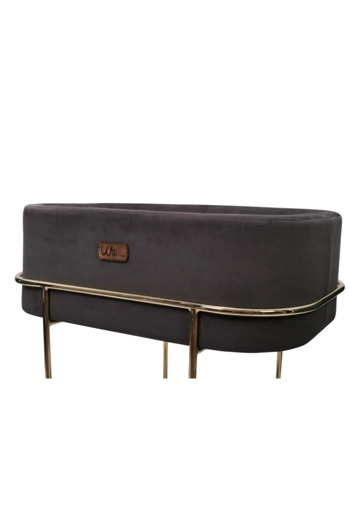 Neben Mutter So Krippe Anthrazit Gold