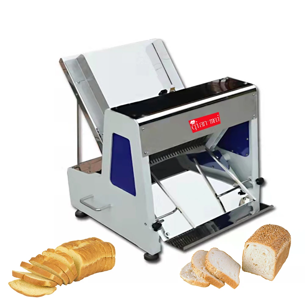 

Toast Slicing Machine Automatic Commercial Adjustable Bread Slicer for Bakery Bread Shop