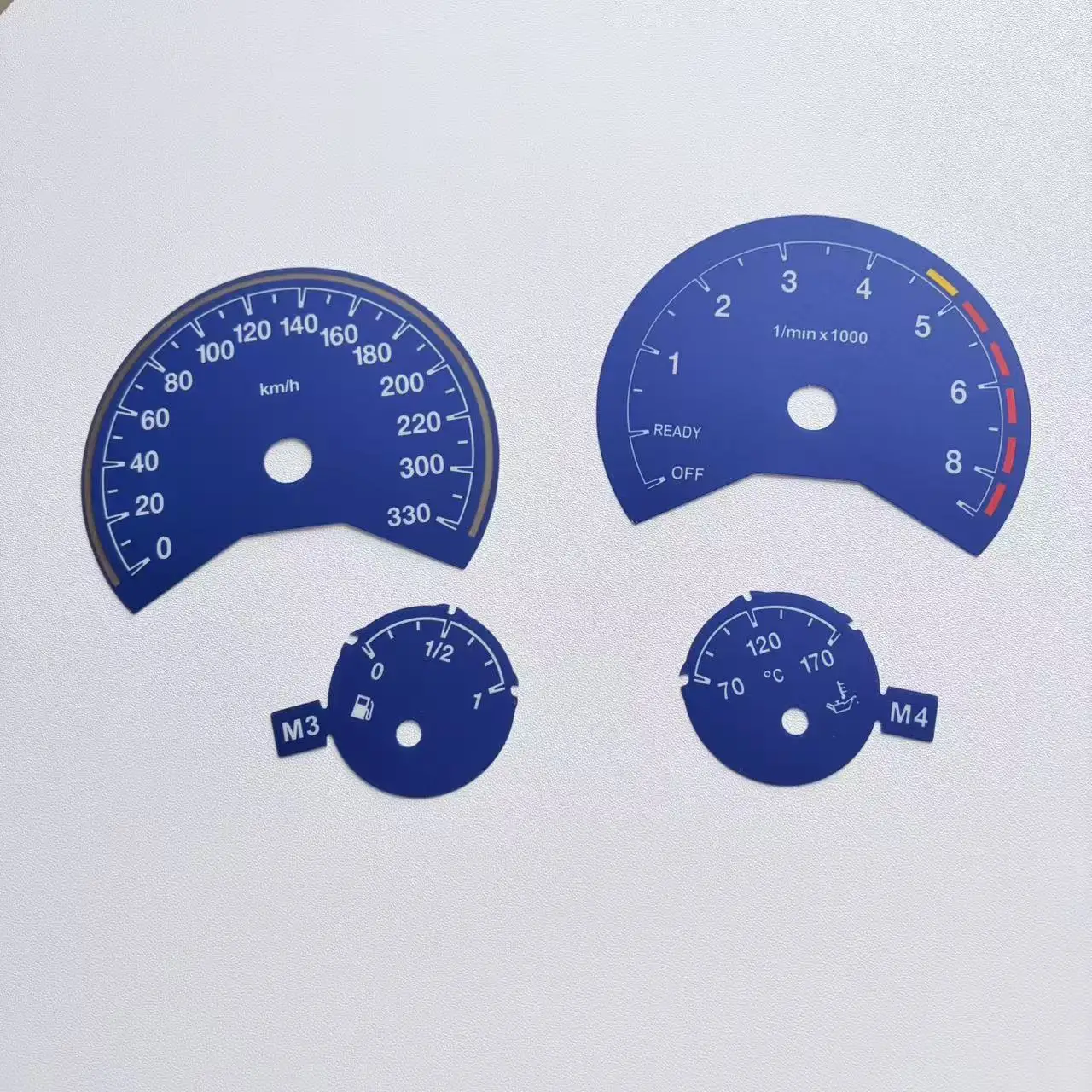 ゲージフェイスタコディスク-bmw-f30-f31-f34-f32-f33-f36-計器クラスタースピードメーターダイヤル-330km-h