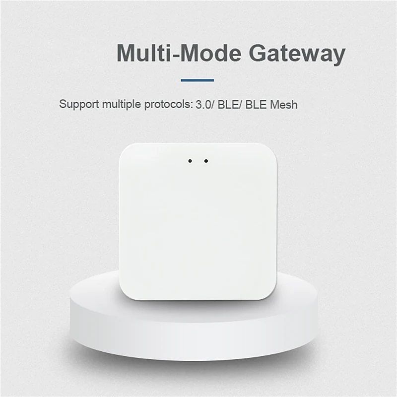 Wireless Voice Smart Home Remote Control Gateway Hub Tuya Multi Mode ZigBee Bluetooth Gateway Hub Compatible with Alexa Google
