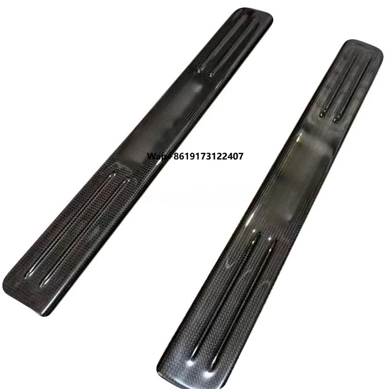 

Car Accessories for SF90 OEM Style Dry Carbon Fiber Car Door Sills for SF90 Door Rail Trim Pedal Interior Kits