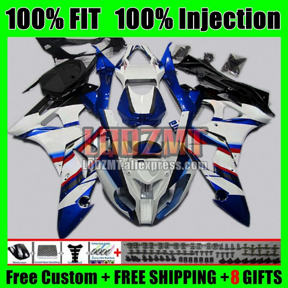 OEM Body For BMW S1000 S 1000 RR CC 1000RR Blue black 17-18 103No.43 1000CC S1000RR S1000-RR 17 18 2017 2018 Injection Fairing