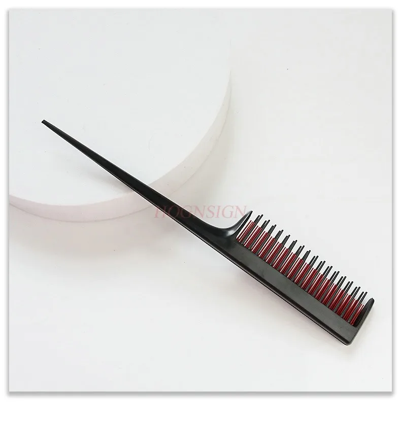 Styling hair comb, pointed tail comb, hair comb, high bun, long and short toothed comb