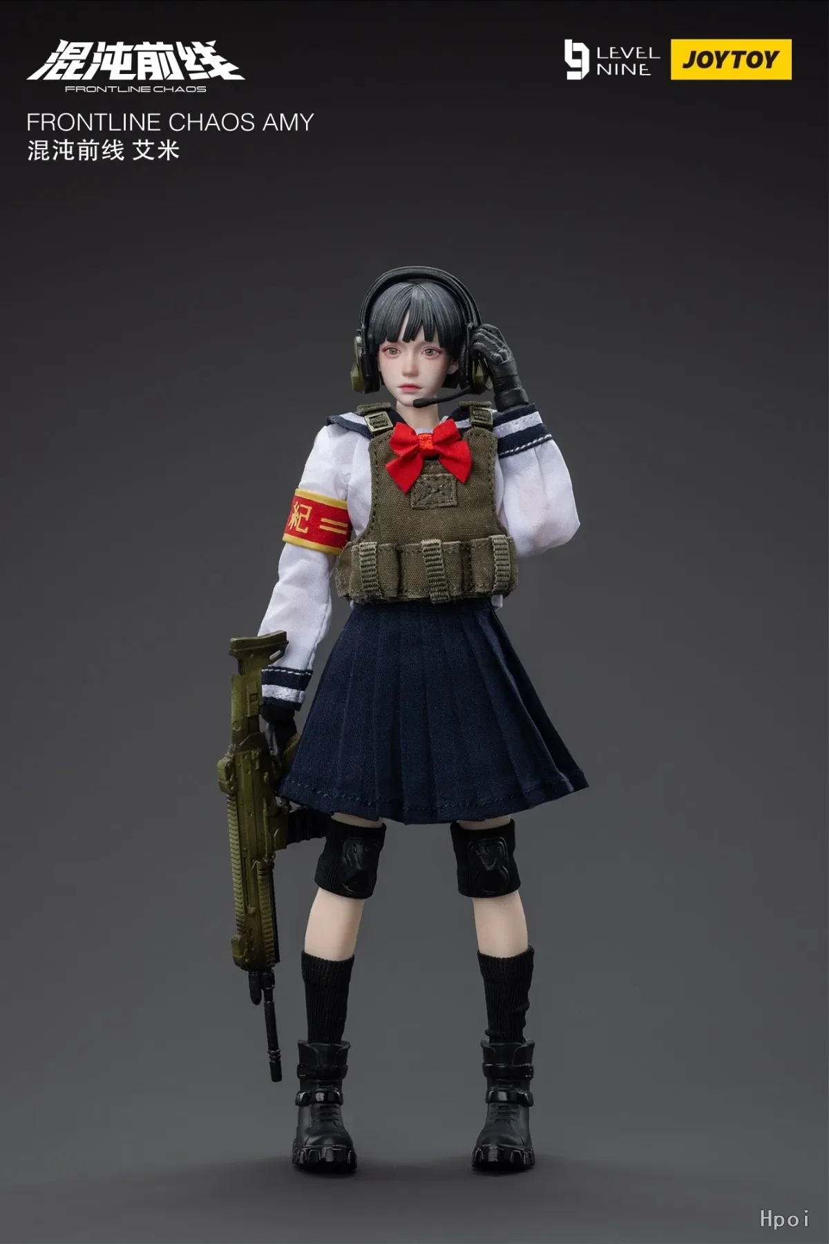 【Original】JOYTOY 1/12 ตัวเลขการกระทํา LEVEL9 FRONTLINE CHAOS AMY ทหารหญิงรุ่นของสะสมของเล่น