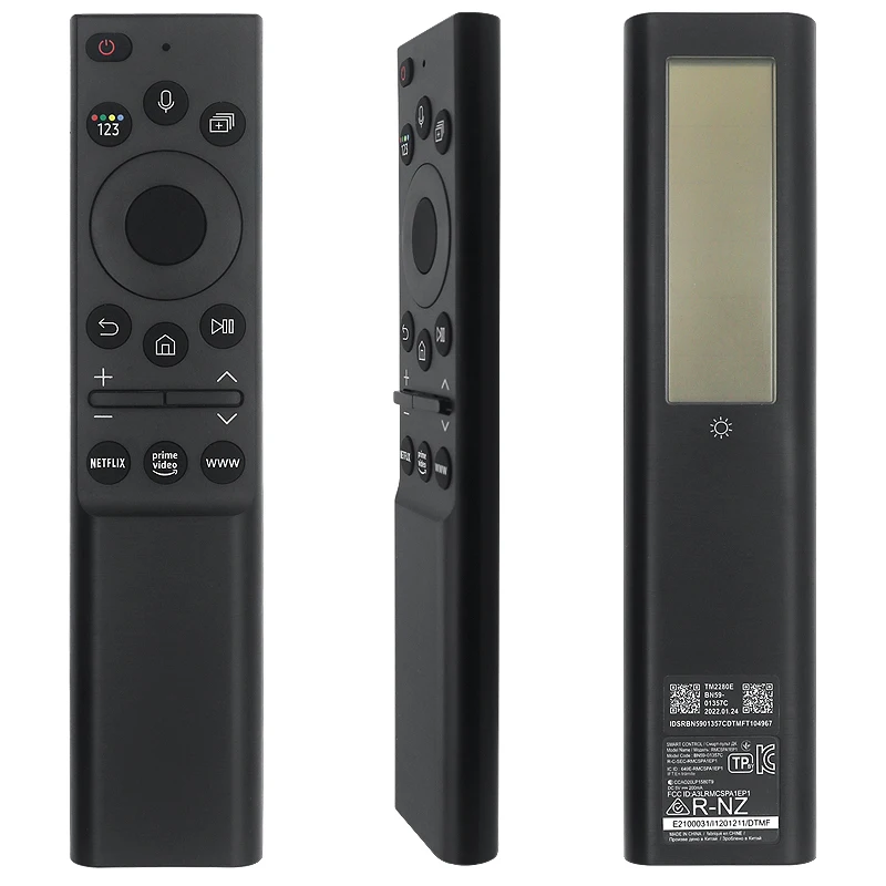 BN59-01357C Głosowy pilot zdalnego sterowania na energię słoneczną, Kompatybilny z telewizorami Samsung serii QA80A QN85A QN90A QN700A QN800A QN900A — zdjęcie produktu 6