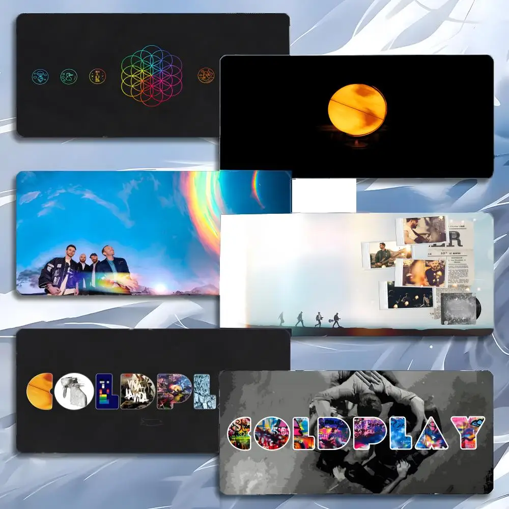 band melodic C-Coldplay Mouse Pad Mousepad Large Gaming LockEdge Thickened PC Table Desk Mat