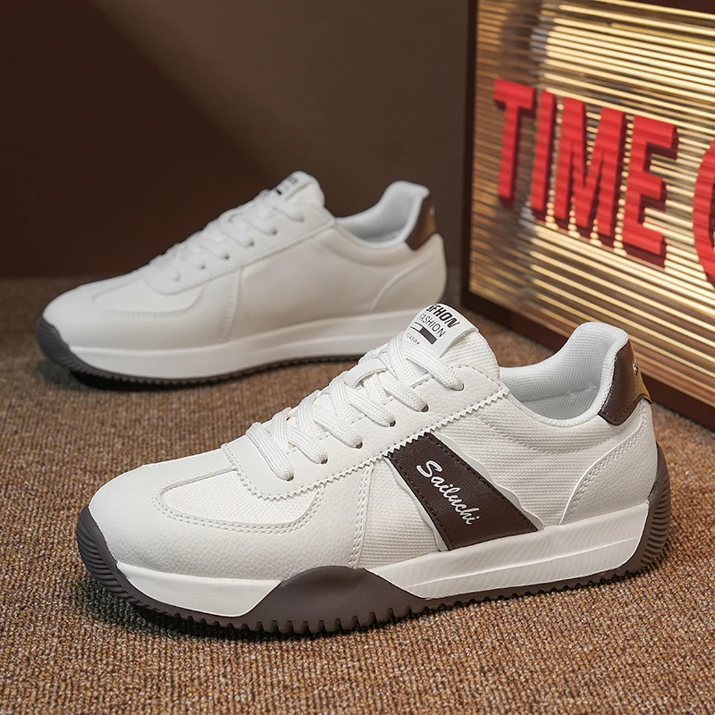 

2025 Men's New Black Vintage Sneakers - Retro Trendy, Lightweight & Versatile for Casual & Sporty Wear