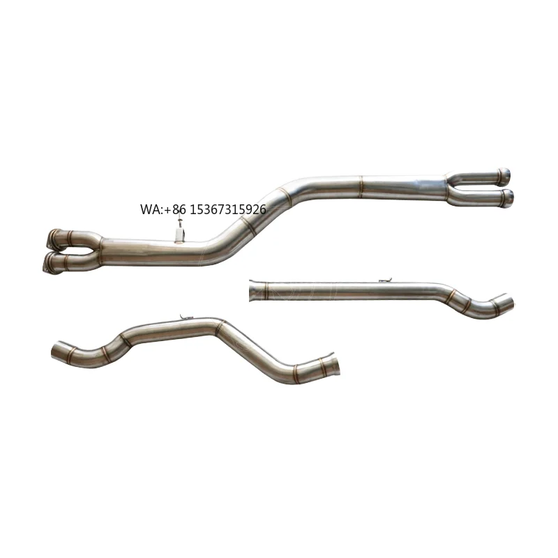 

Performance 304 Stainless Steel Exhaust Midpipe for Car Exhaust System Pipe with Box Packaging